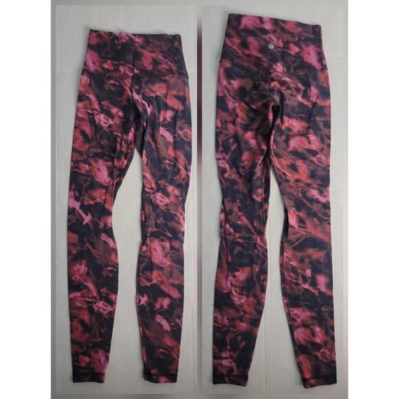 Lululemon Align Leggings Womens 2 High Rise 28" Intensity Pink Blossom W5DM9S - Picture 1 of 8